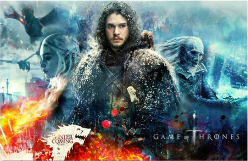 Game of Thrones John Snow 60x40