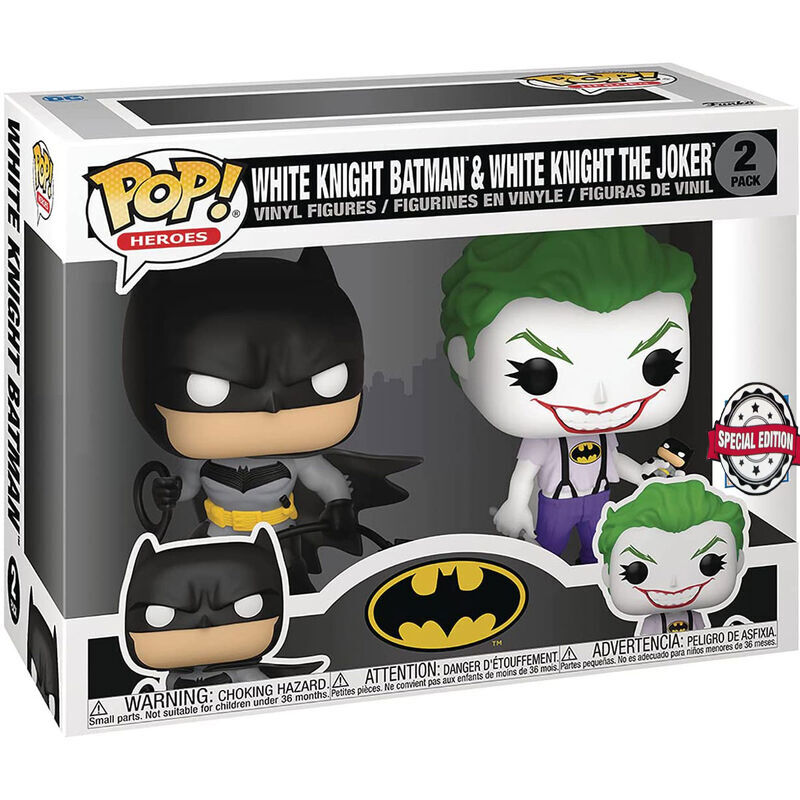DC Comics POP! White Knight Batman and The Joker Exclusive