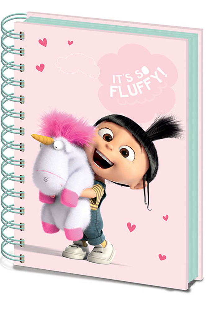 Minions Fluffy Unicorn Notebook