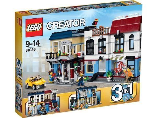 Lego Creator Stadt-Café und Fahrradladen