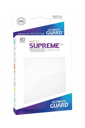 Ultimate Guard Supreme UX Sleeves Standard Matt White