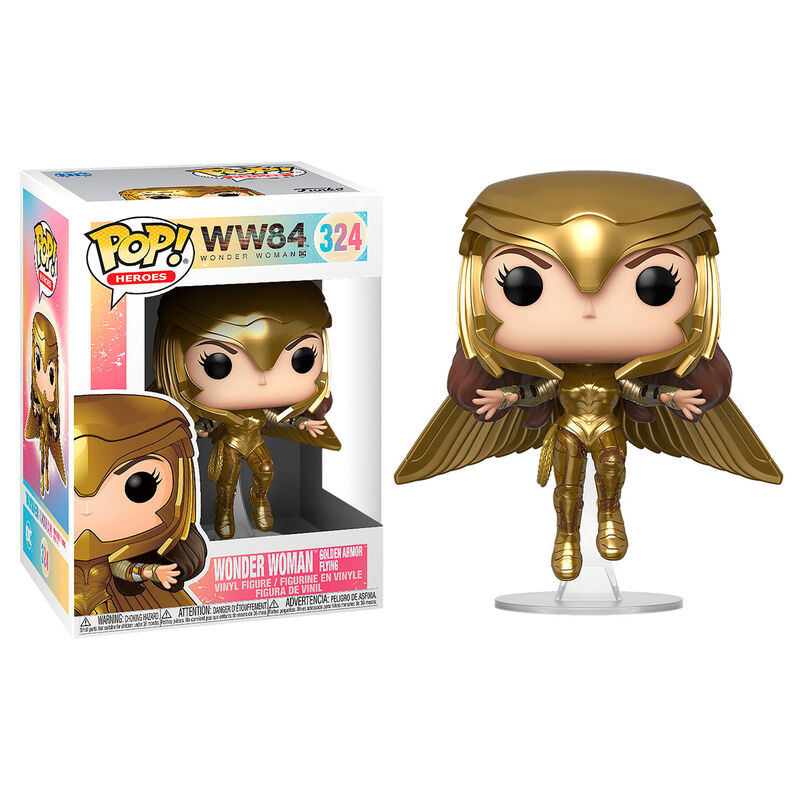 Wonder Woman POP! 1984 Wonder Woman Gold Flying Pose