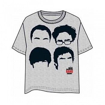 The Big Bang Theory Faces T-Shirt M