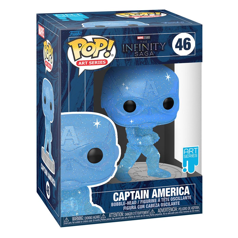 Infinity Saga POP! Artist Series Captain America (Blue)